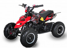 Quad enfant 49cc noir et rouge Reptile 6 pouces