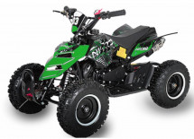 Quad enfant 49cc noir et vert Reptile 6 pouces