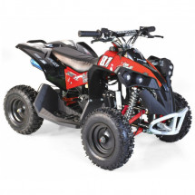 Quad enfant 50cc noir et rouge Canada 6 pouces