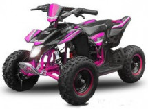 Quad enfant 800W Eco Madox Premium VTT rose 6 pouces