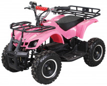 Quad enfant électrique 800w 36v utilitaire rose Paker 6 pouces