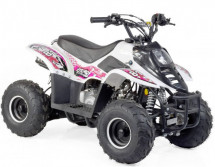 Quad essence 110cc 4 temps blanc et rose Badou 6 pouces