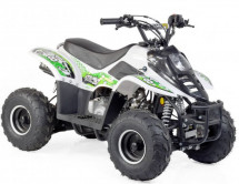 Quad essence 110cc 4 temps blanc et vert Badou 6 pouces