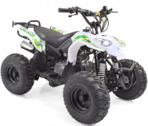 Quad essence 110cc 4 temps blanc et vert Sportif luxe 7 pouces