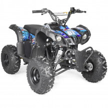 Quad essence 110cc 4 temps noir et bleu Brakou 7 pouces