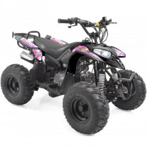 Quad essence 110cc 4 temps noir et rose Sportif luxe 7 pouces