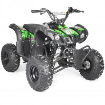 Quad essence 110cc 4 temps noir et vert Brakou 7 pouces