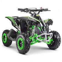 Quad essence enfant 50cc e-start noir et vert Spring 6 pouces