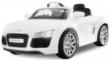 Voiture enfant électrique Audi R8 blanche