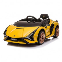 Voiture enfant électrique Lamborghini Sian jaune