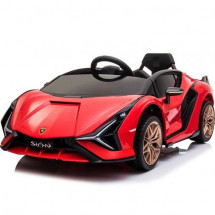 Voiture enfant électrique Lamborghini Sian rouge