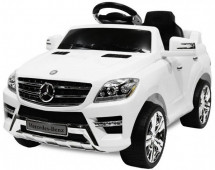 Voiture enfant électrique Mercedes ML350 SUV blanche