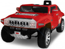 Voiture enfant électrique tout terrains Hummer HX rouge